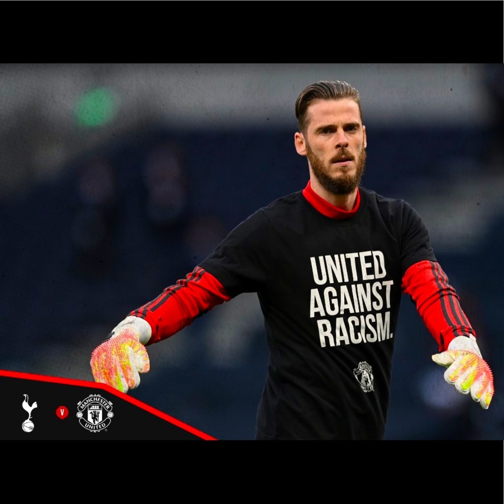 NWT Manchester UNITED Against Racism Exclusive Tee